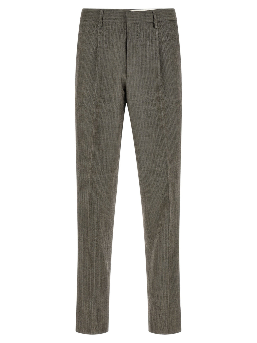 Lardini Gray Virgin Wool Two-Piece Suit