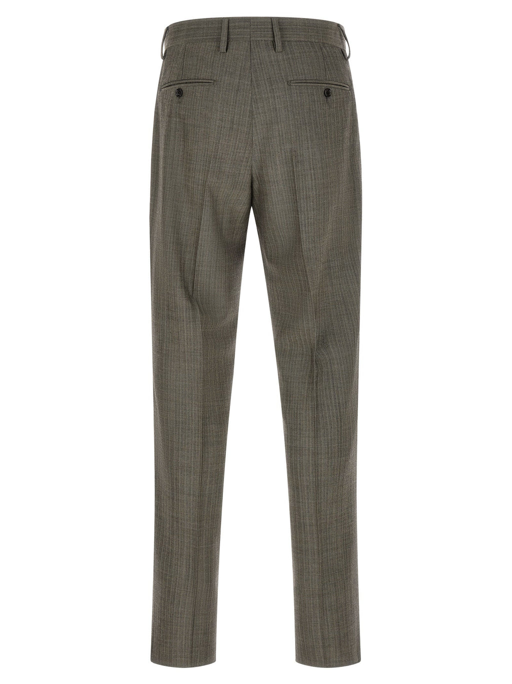 Lardini Gray Virgin Wool Two-Piece Suit