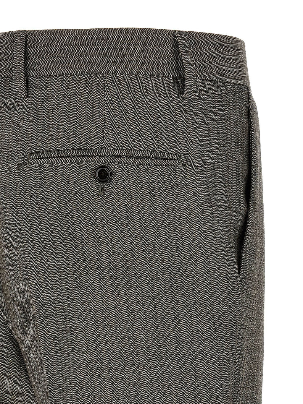 Lardini Gray Virgin Wool Two-Piece Suit
