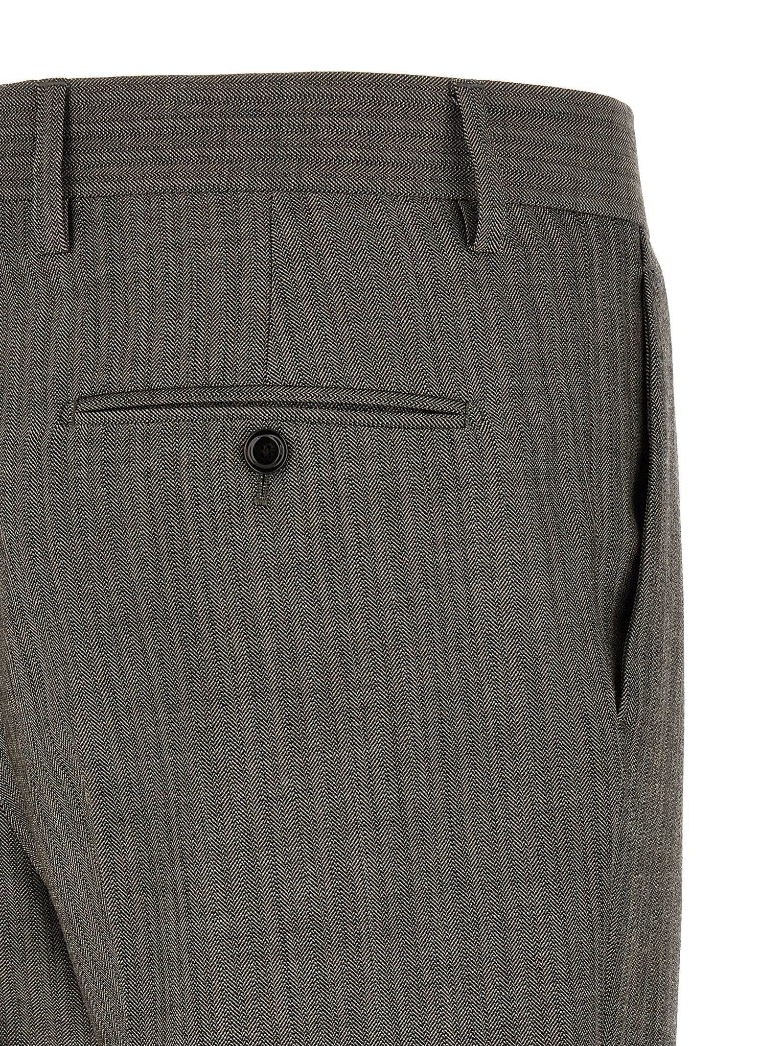 Lardini Gray Virgin Wool Two-Piece Suit