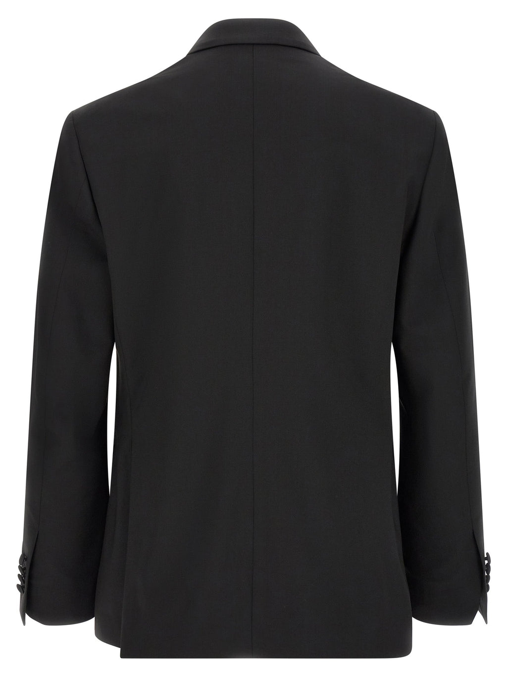 Lardini Black Virgin Wool Tuxedo