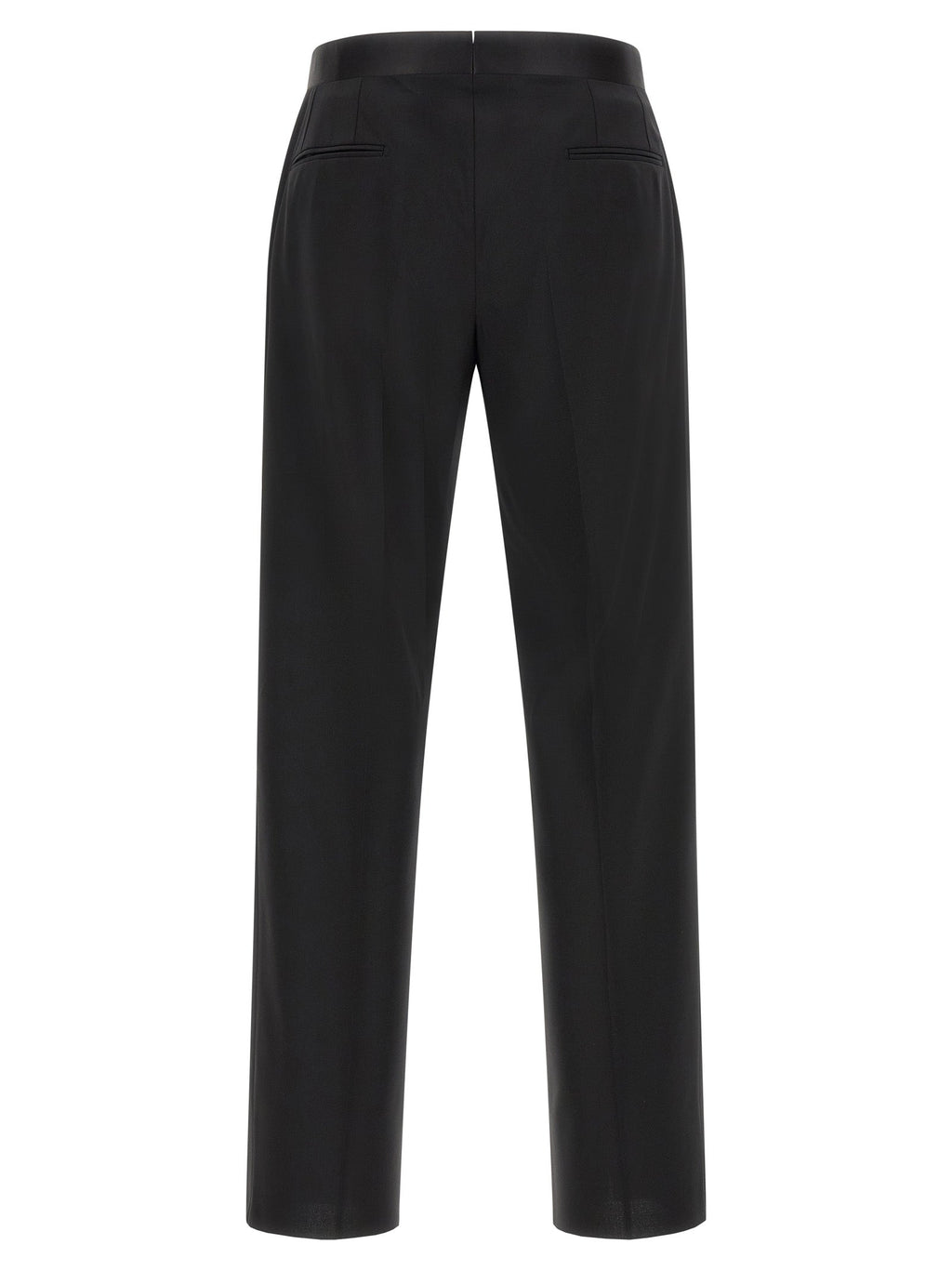 Lardini Black Virgin Wool Tuxedo