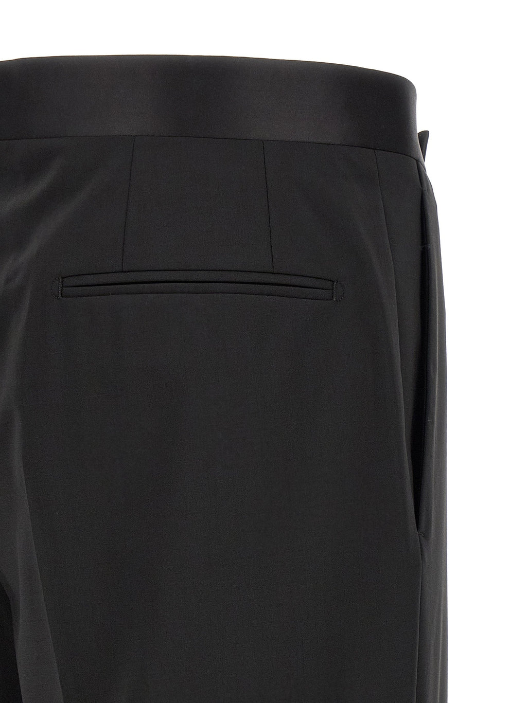 Lardini Black Virgin Wool Tuxedo
