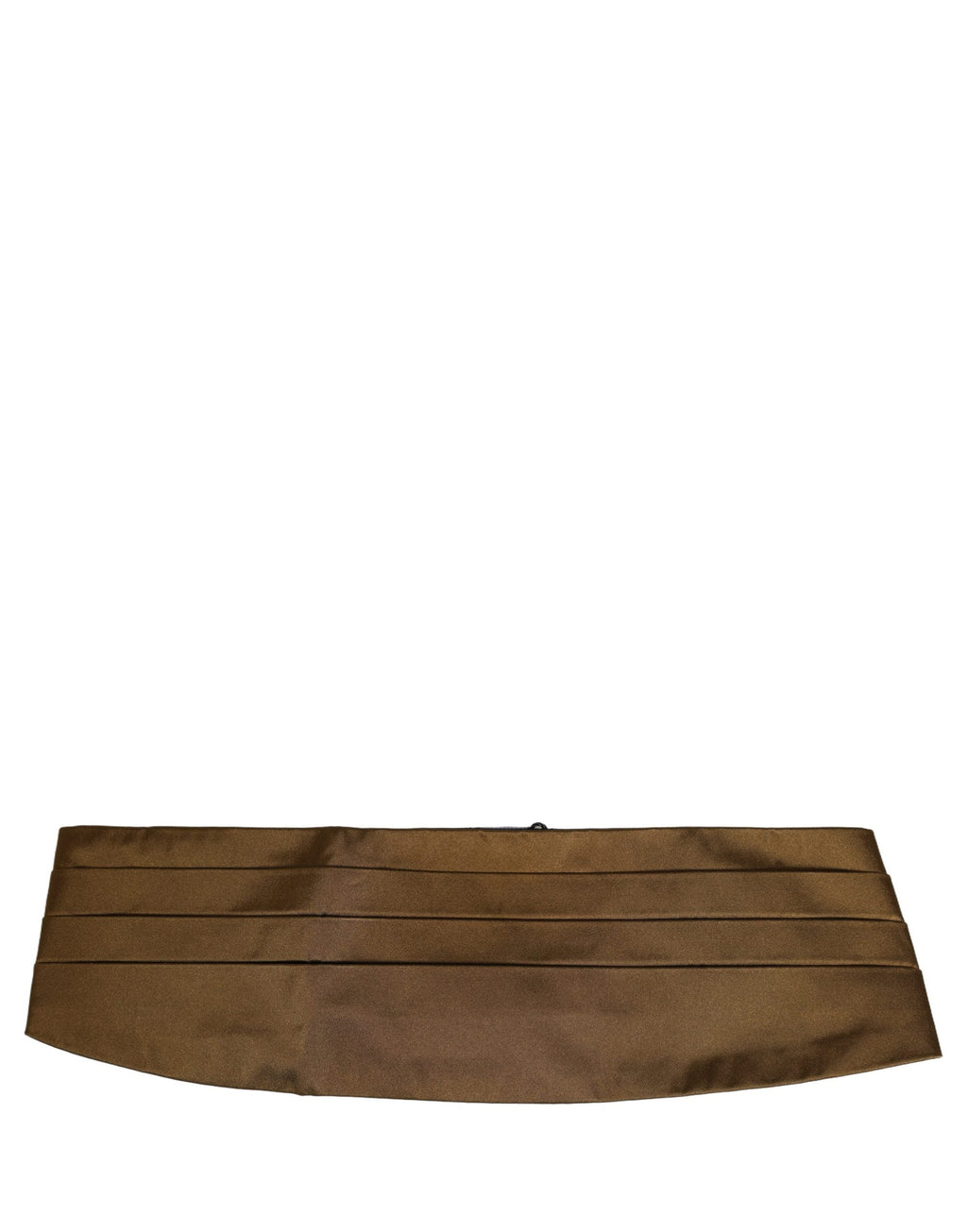 Dolce & Gabbana Brown Men 100% Silk Belt Waist Cummerbund