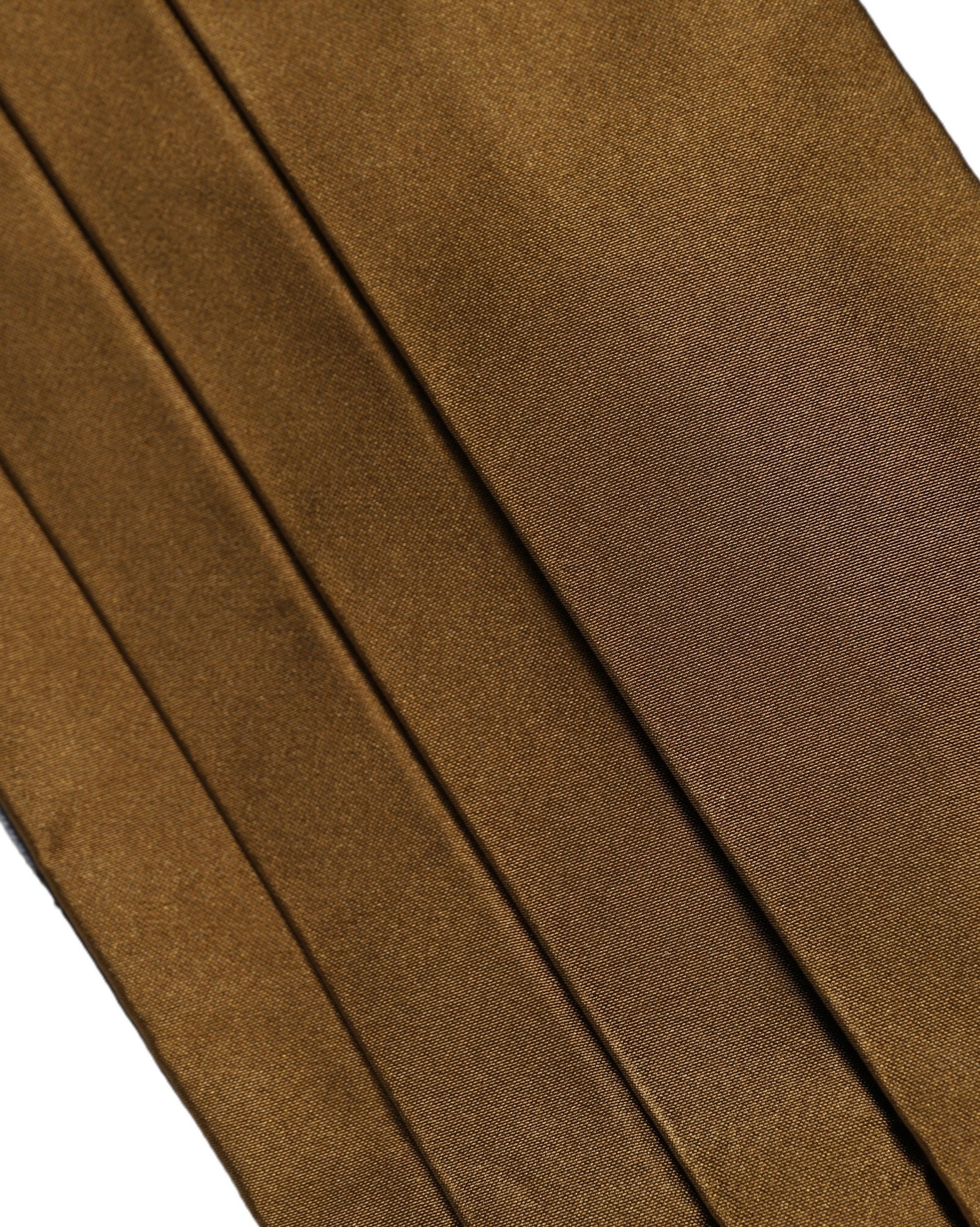 Dolce & Gabbana Brown Men 100% Silk Belt Waist Cummerbund