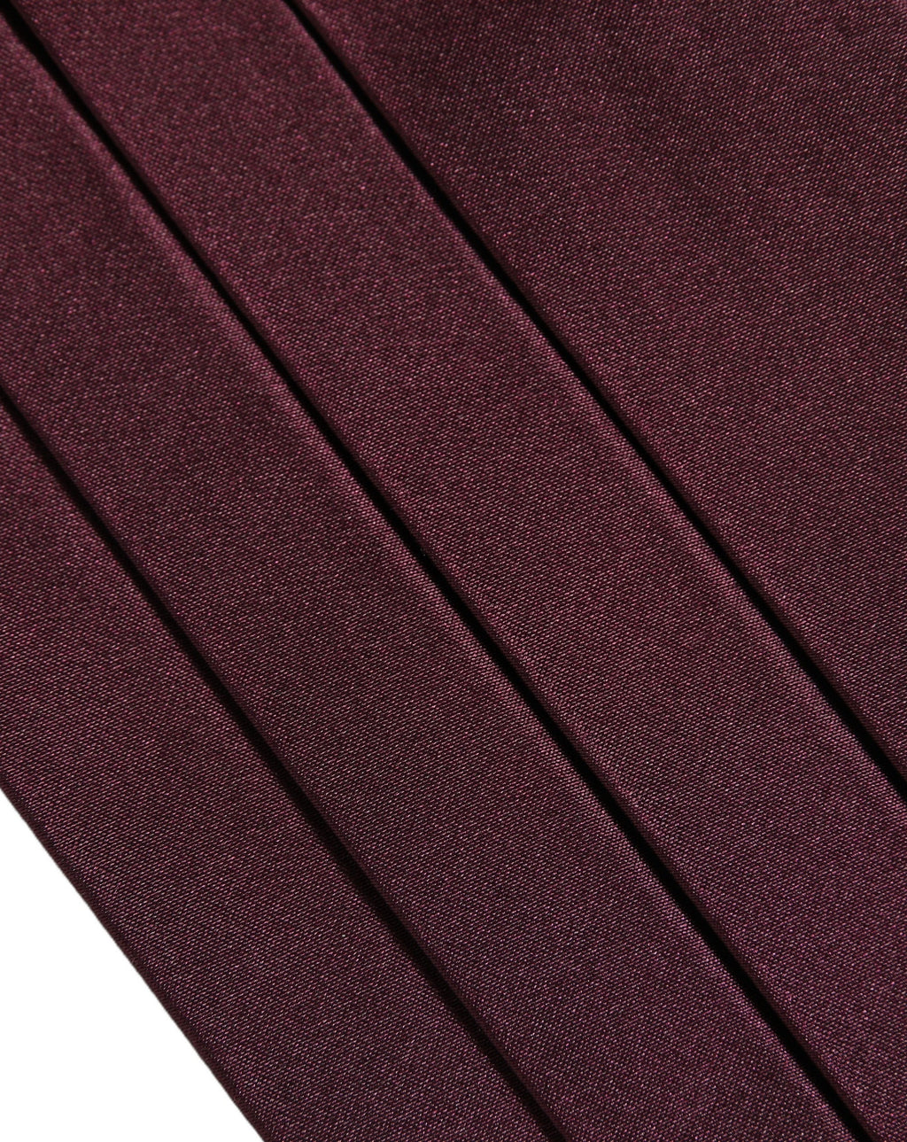 Dolce & Gabbana Maroon Men 100% Silk Belt Waist Cummerbund
