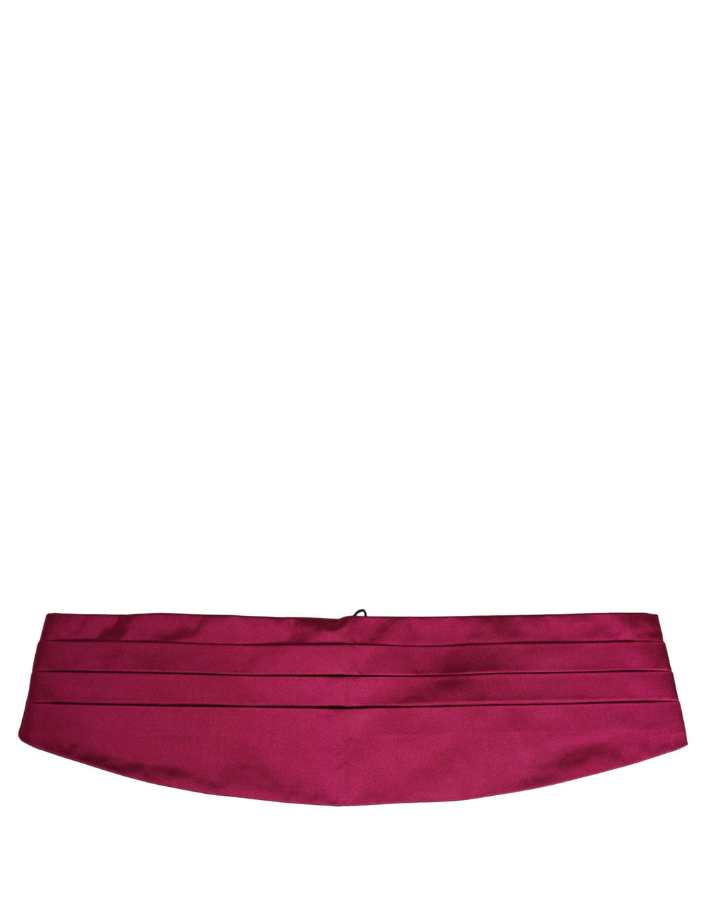 Dolce & Gabbana Burgundy 100% Silk Belt Waist Cummerbund
