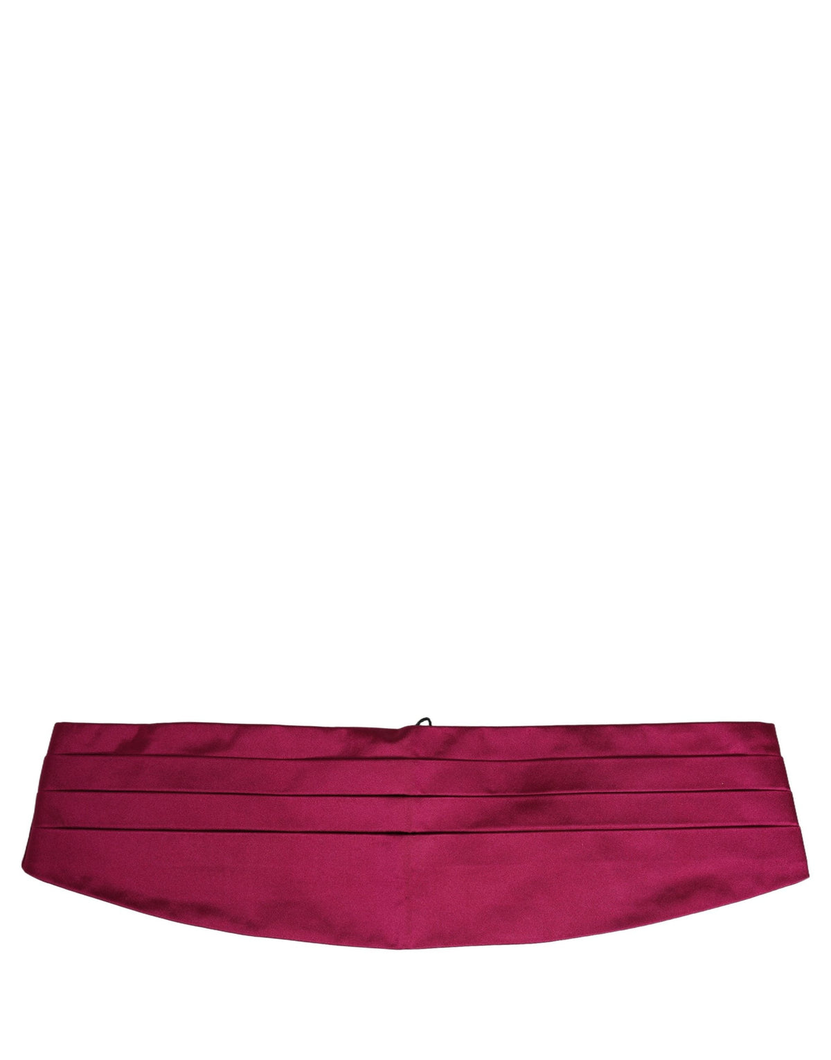 Dolce & Gabbana Burgundy 100% Silk Belt Waist Cummerbund