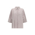 'S Max Mara Red Cotton Pattern Shirt