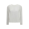'S Max Mara White Cotton Long Sleeve T-Shirt