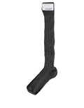 Dolce & Gabbana Gray Wool Blend Over The Calf Accessory Socks