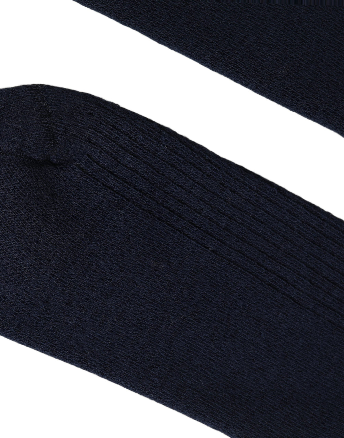 Dolce & Gabbana Men Navy Blue DG Logo Mid Calf Accessory Socks