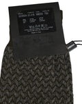 Dolce & Gabbana Dark Gray Cotton Knit Knee High Accessory Socks