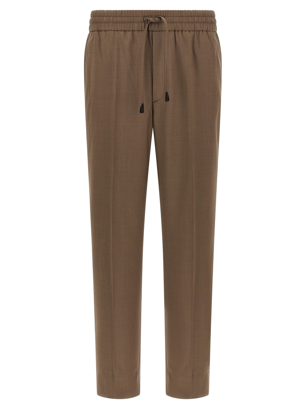 Brioni Brown Wool Casual Pants