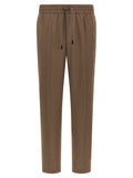 Brioni Brown Wool Casual Pants