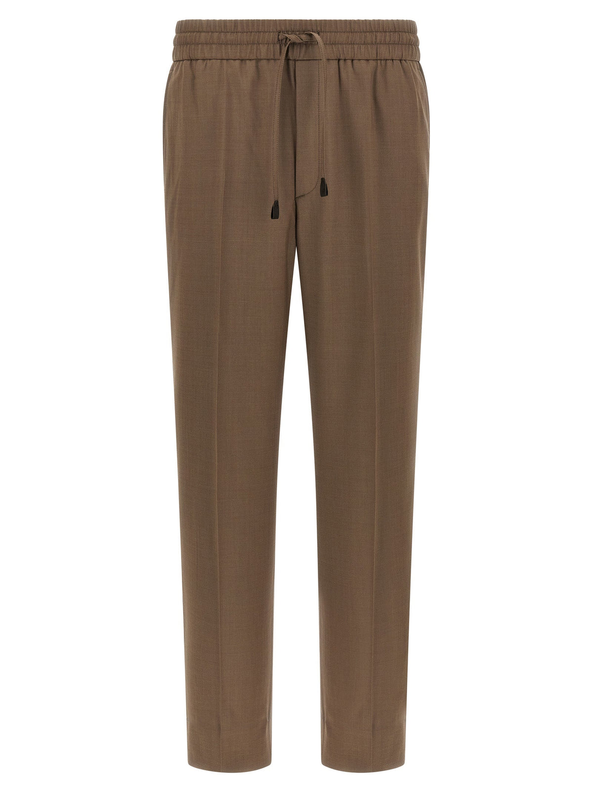 Brioni Brown Wool Casual Pants