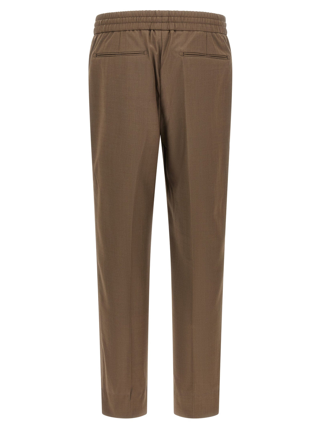 Brioni Brown Wool Casual Pants