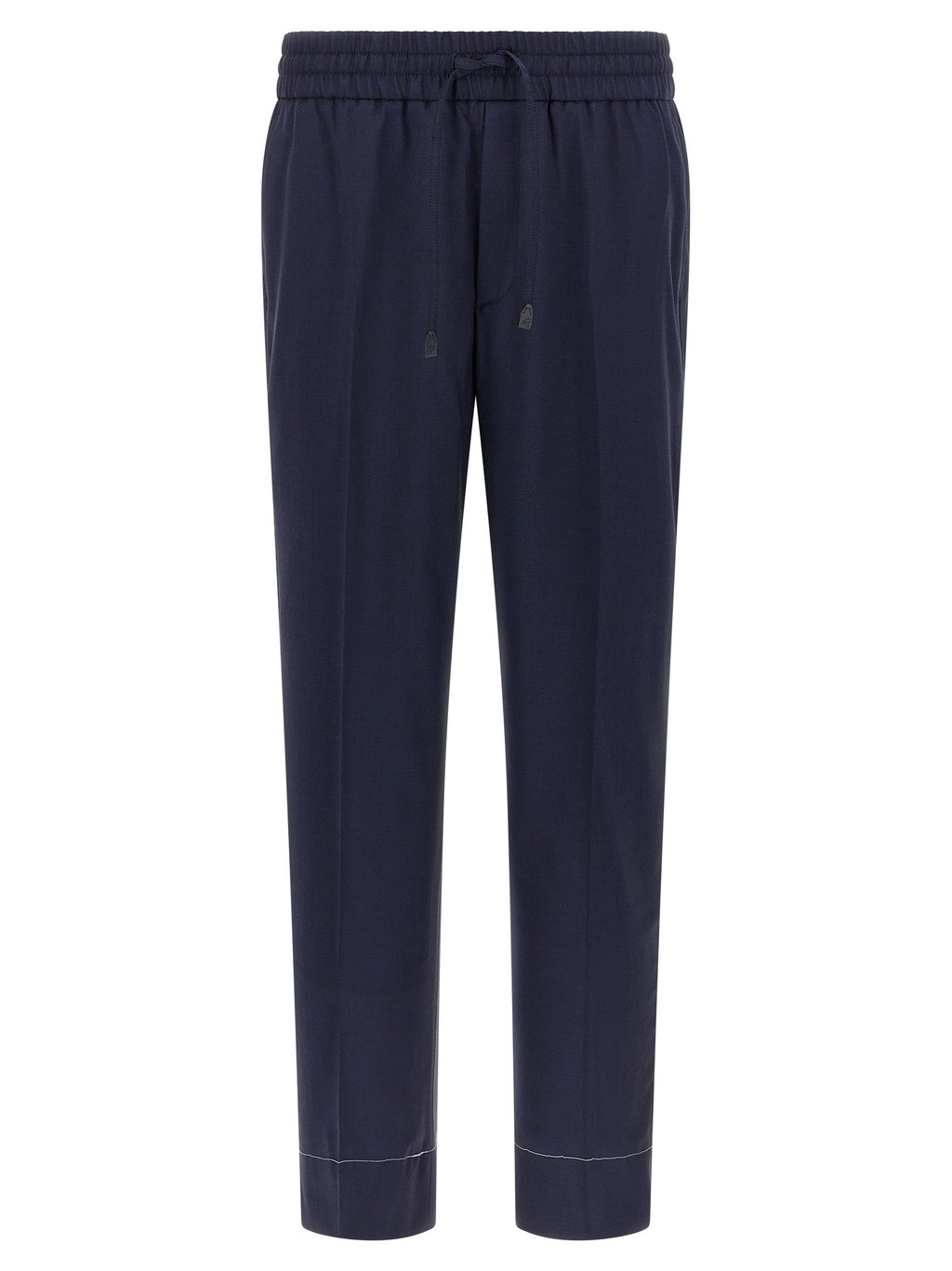 Brioni Blue Wool Casual Pants