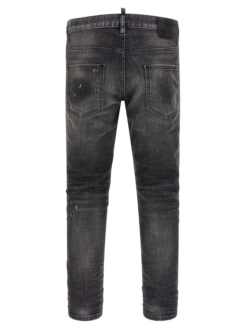 Dsquared² Gray Cotton Skinny Jeans