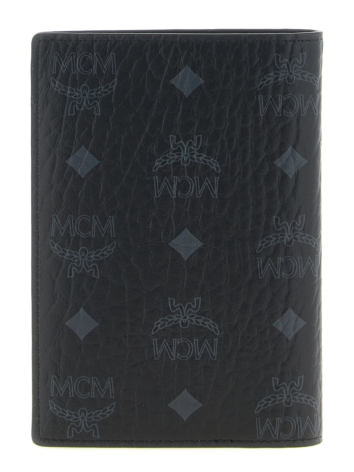 MCM Black Polyethylene Wallet