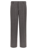 CELLAR DOOR Brown Polyester Casual Pants