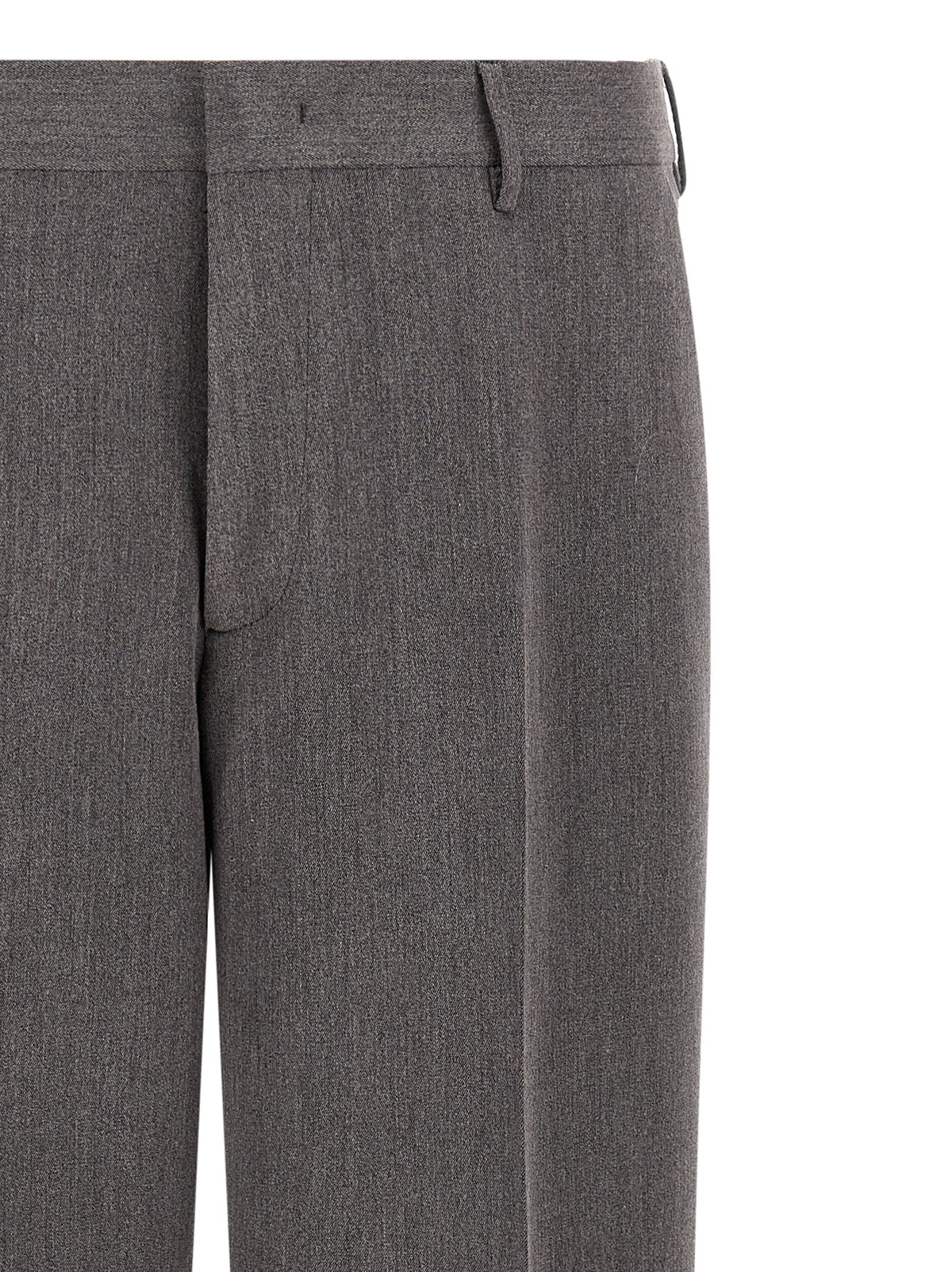 CELLAR DOOR Brown Polyester Casual Pants