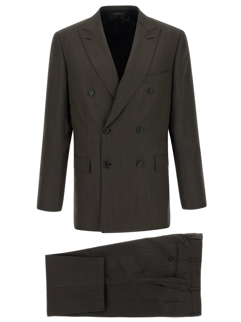 Brioni Brown Wool Two-Piece Suit