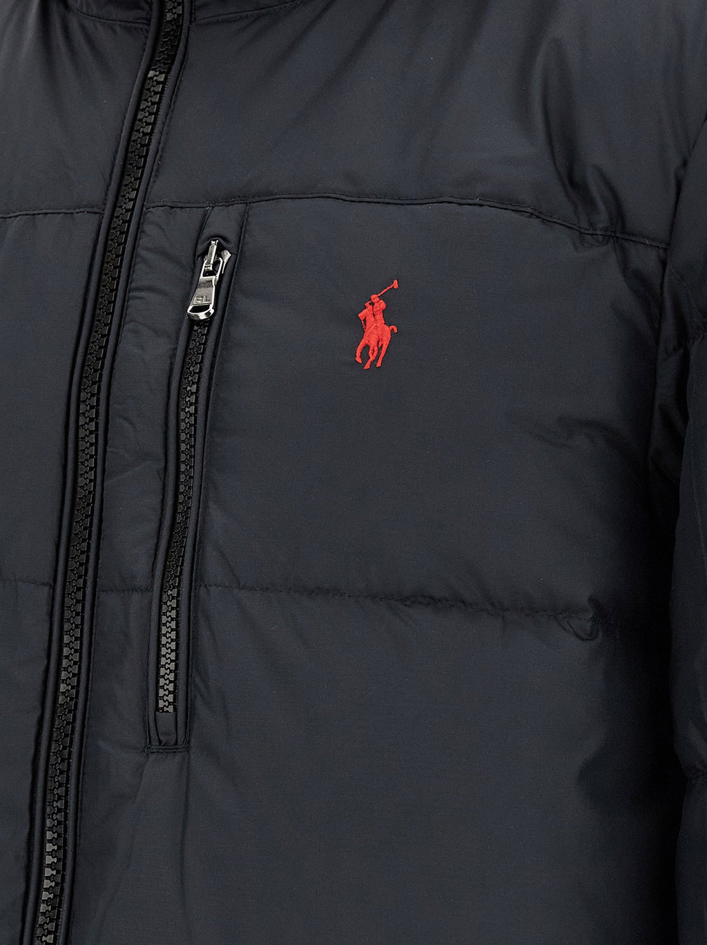 Polo Ralph Lauren Black Polyester Full-Length Jacket