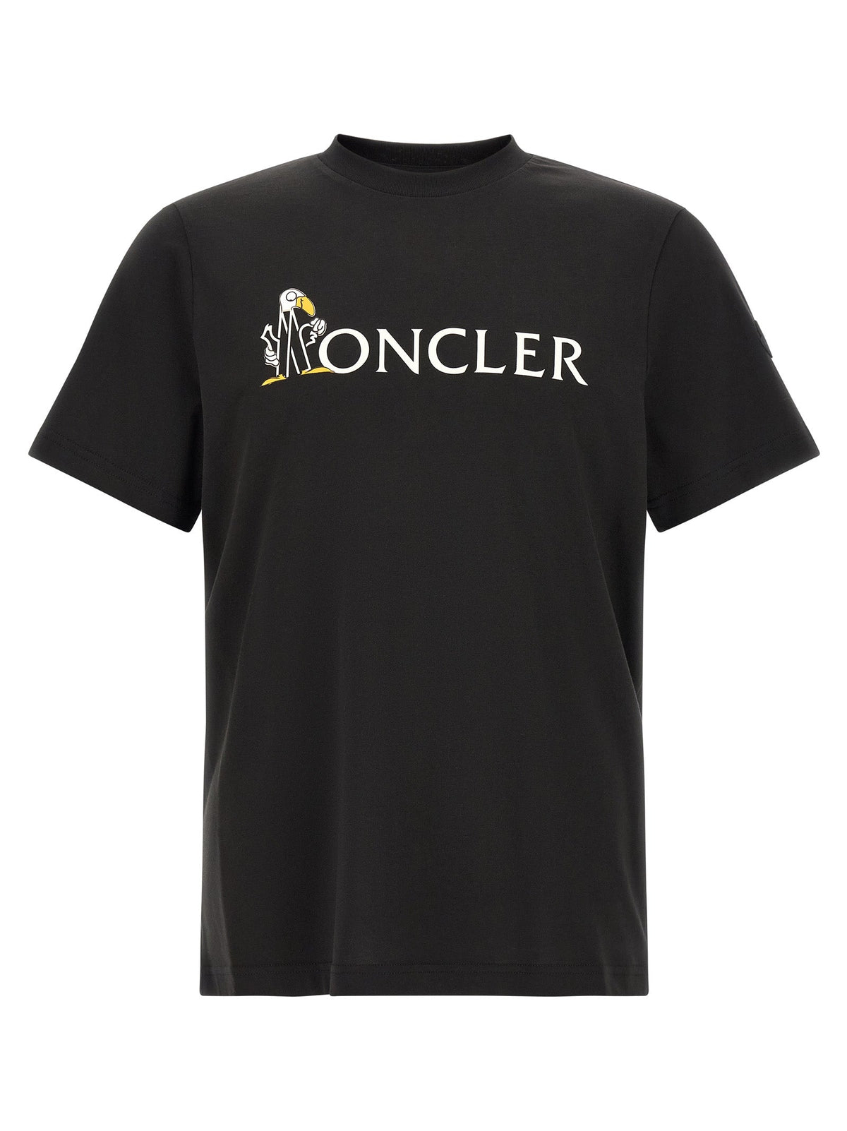 Moncler Black Cotton T-Shirt