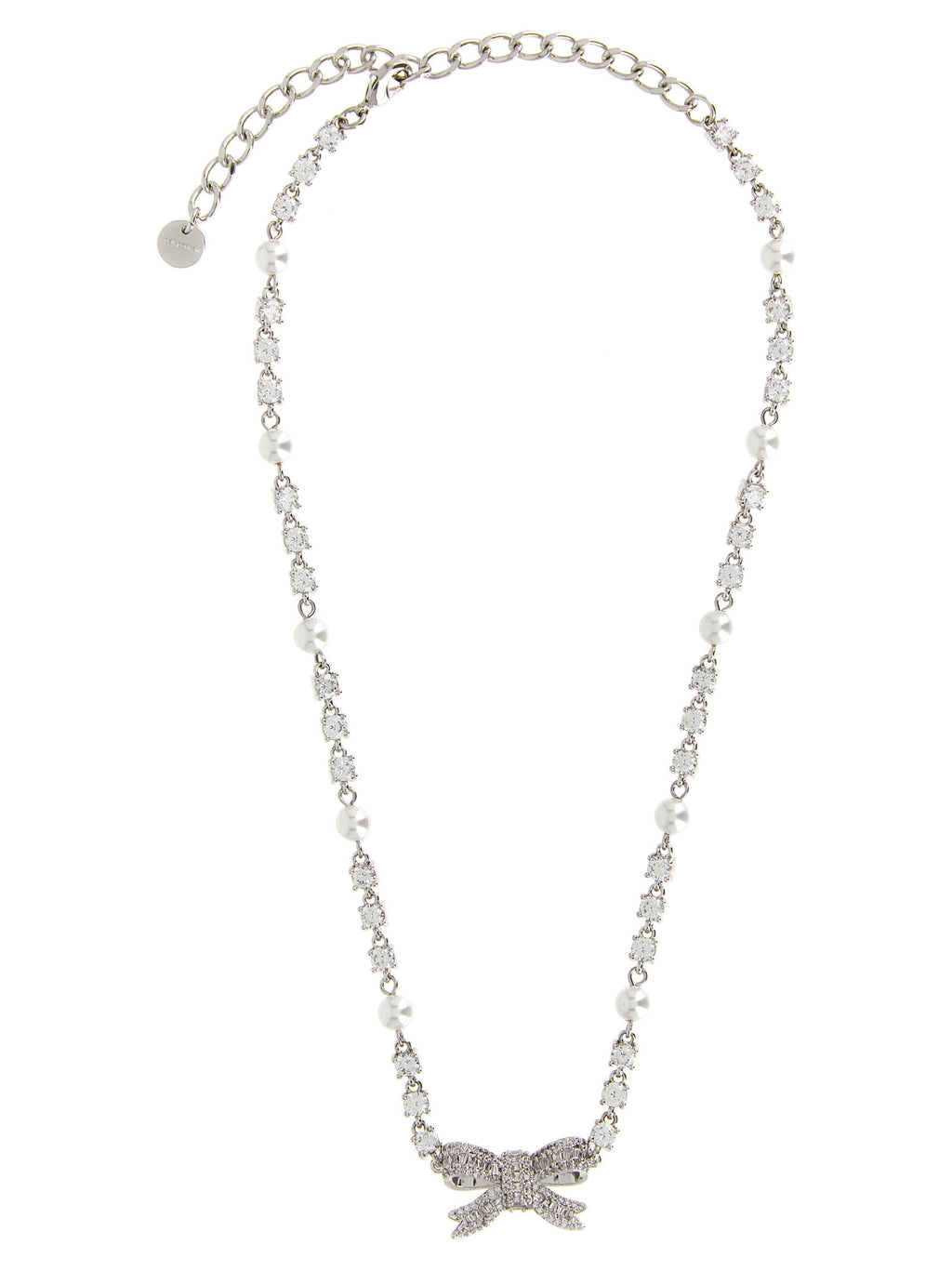 Self-Portrait Silver Brass Necklace