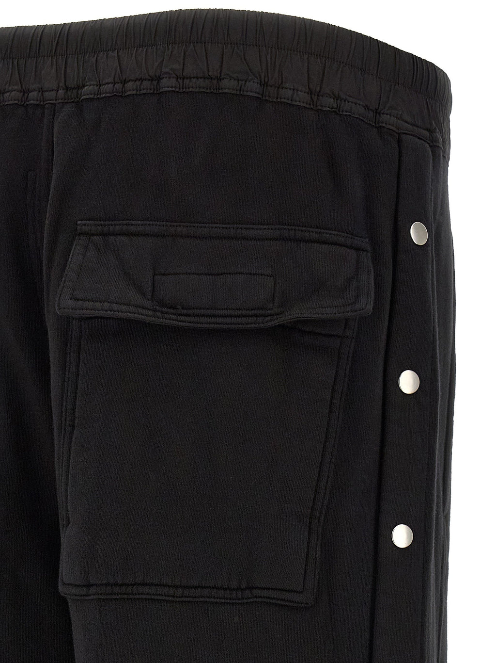 DRKSHDW Black Cotton Flared Pants