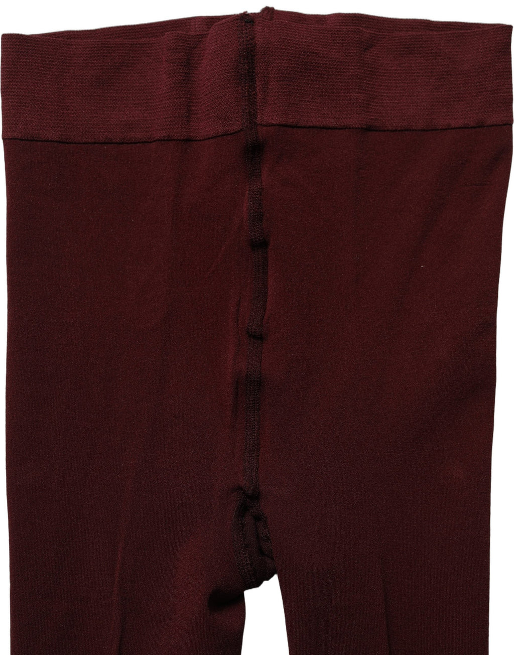 Dolce & Gabbana Maroon Nylon Tights Stocking Pantyhose Socks