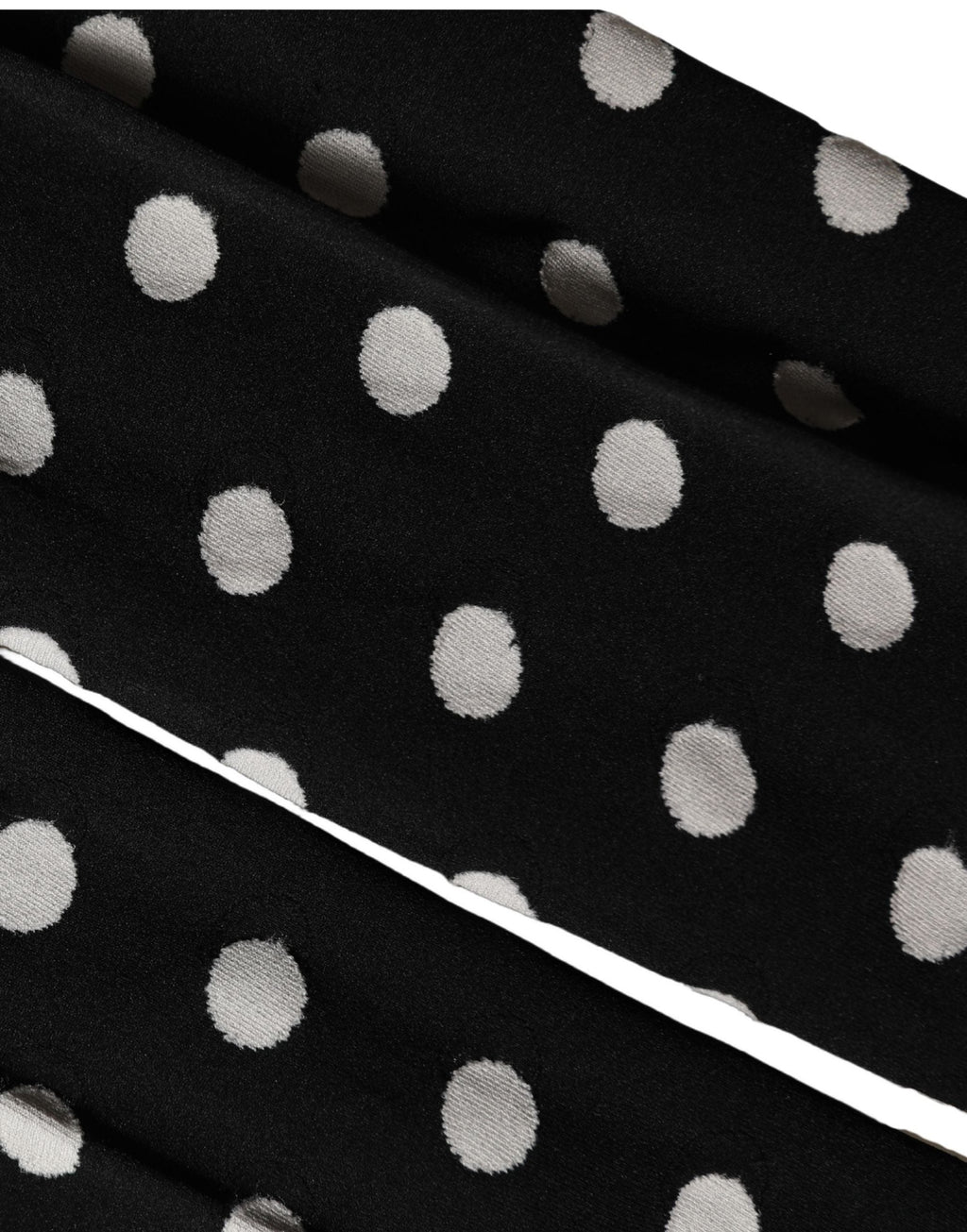 Dolce & Gabbana Black Polka Dot Fishnet Pantyhose Stockings Socks