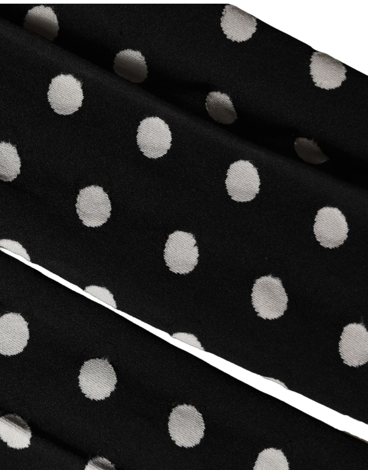 Dolce & Gabbana Black Polka Dot Fishnet Pantyhose Stockings Socks