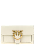 PINKO White Calfskin Cardholder