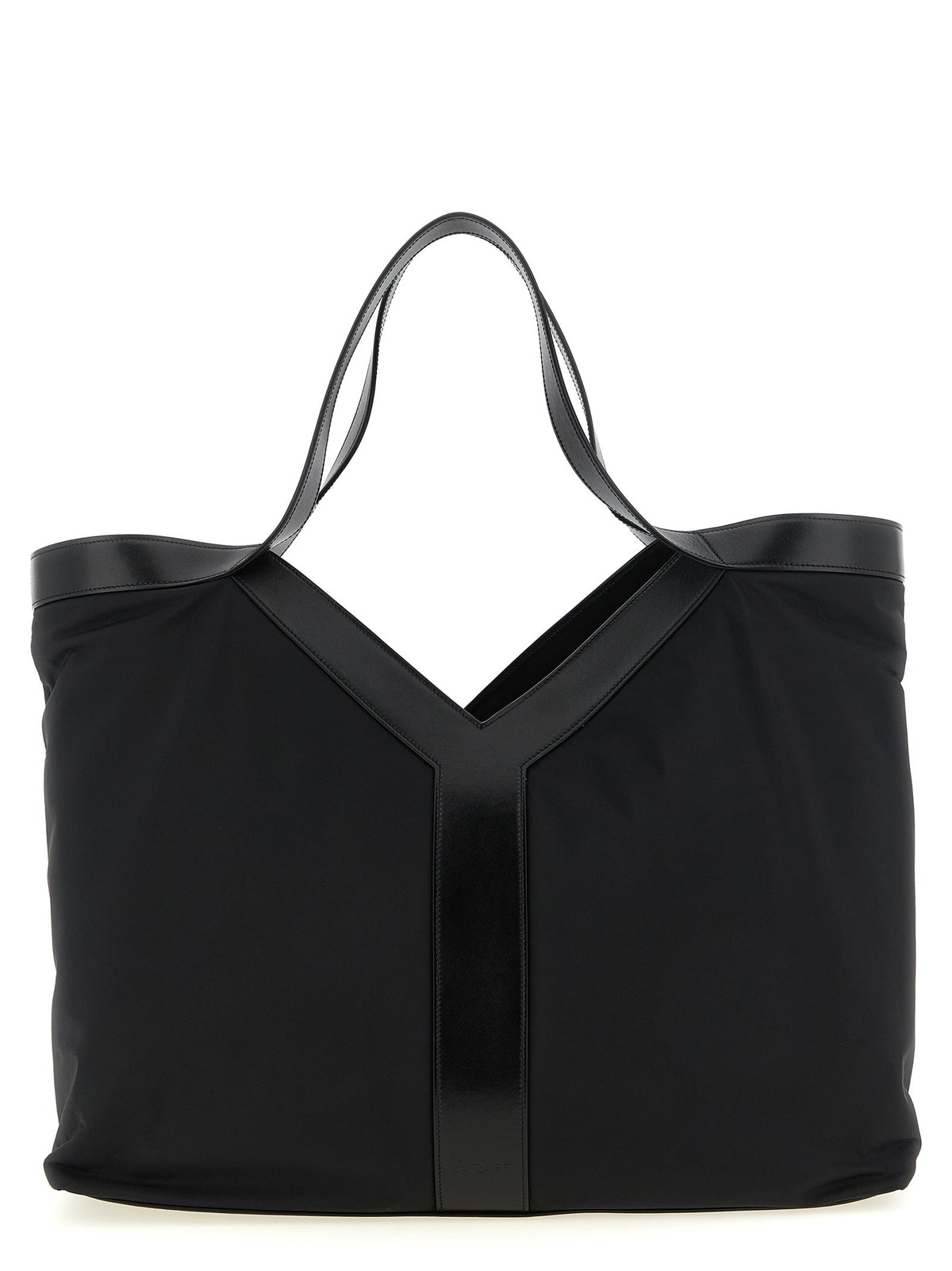 Saint Laurent Black Calfskin Tote Bag