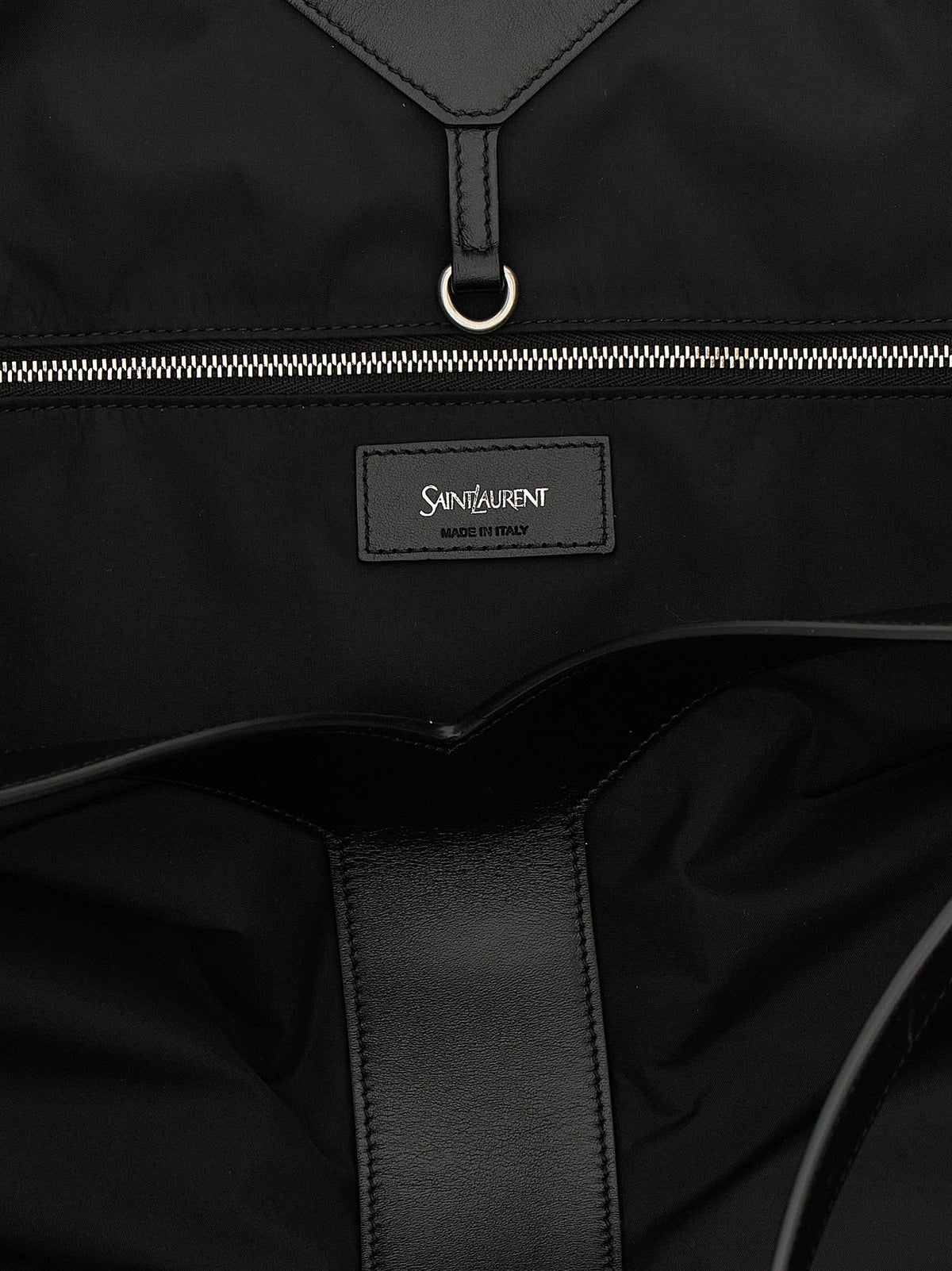 Saint Laurent Black Calfskin Tote Bag