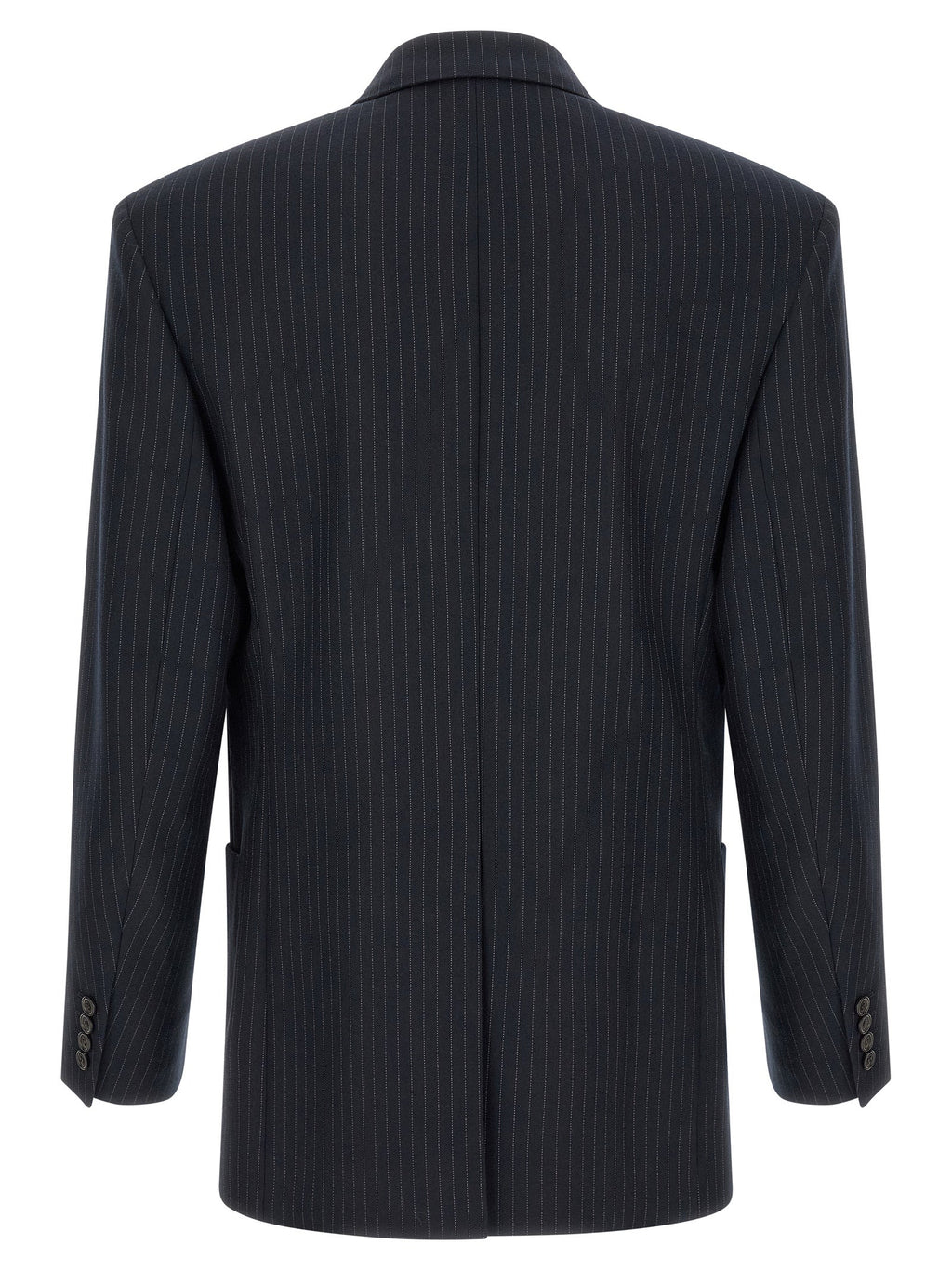 Saint Laurent Blue Wool Blazer