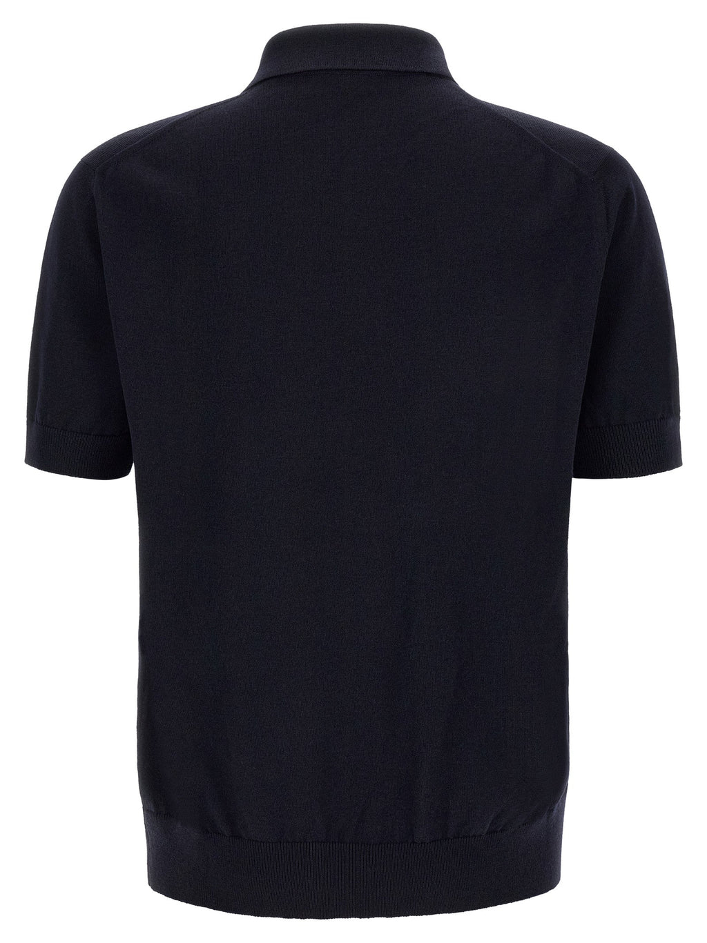 Dolce & Gabbana Blue Virgin Wool Polo Shirt