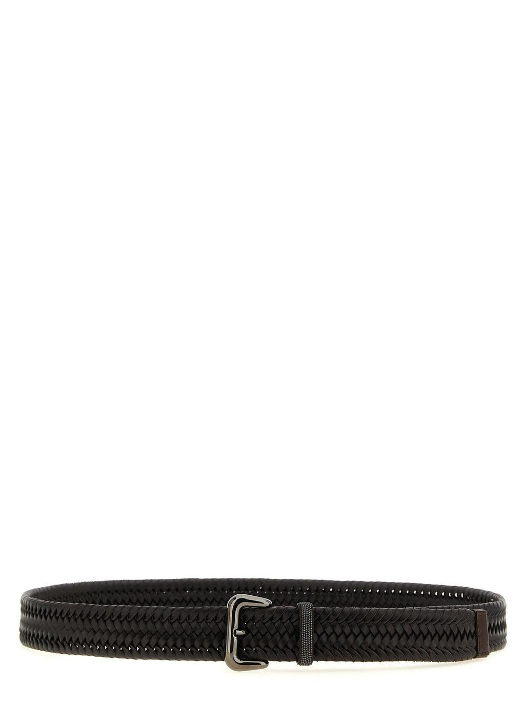 Brunello Cucinelli Brown Leather Regular Belt