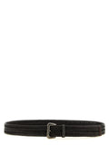 Brunello Cucinelli Brown Leather Regular Belt