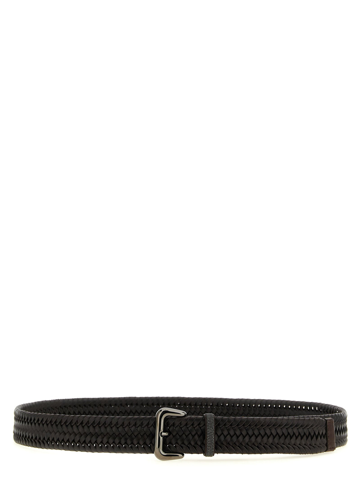 Brunello Cucinelli Brown Leather Regular Belt