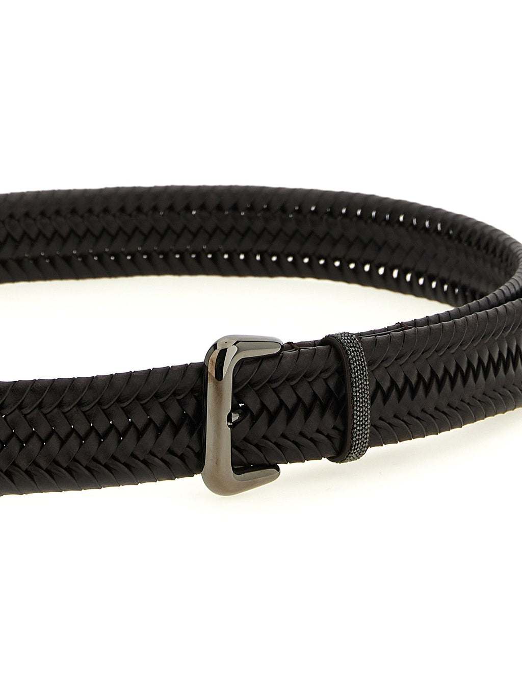 Brunello Cucinelli Brown Leather Regular Belt