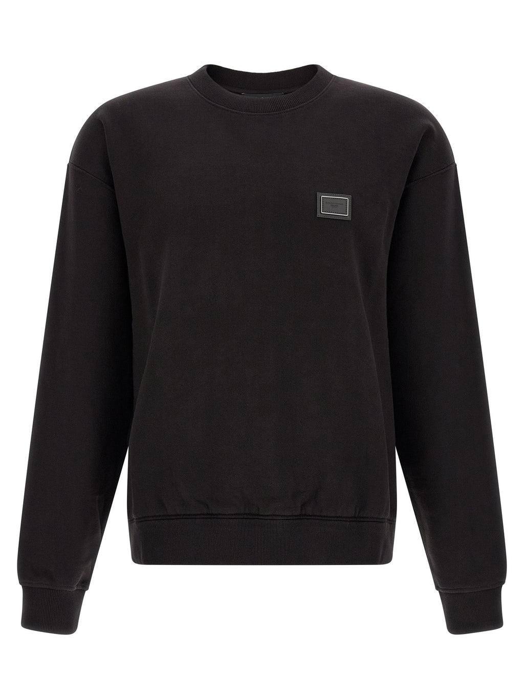 Dolce & Gabbana Black Cotton Sweatshirt