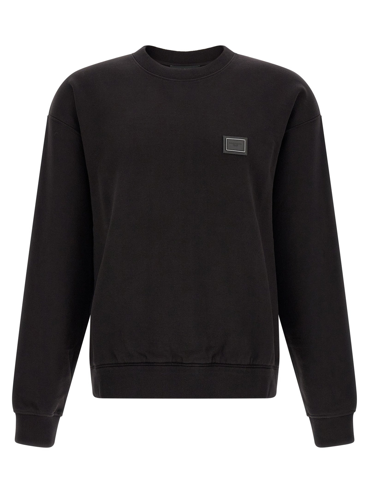Dolce & Gabbana Black Cotton Sweatshirt