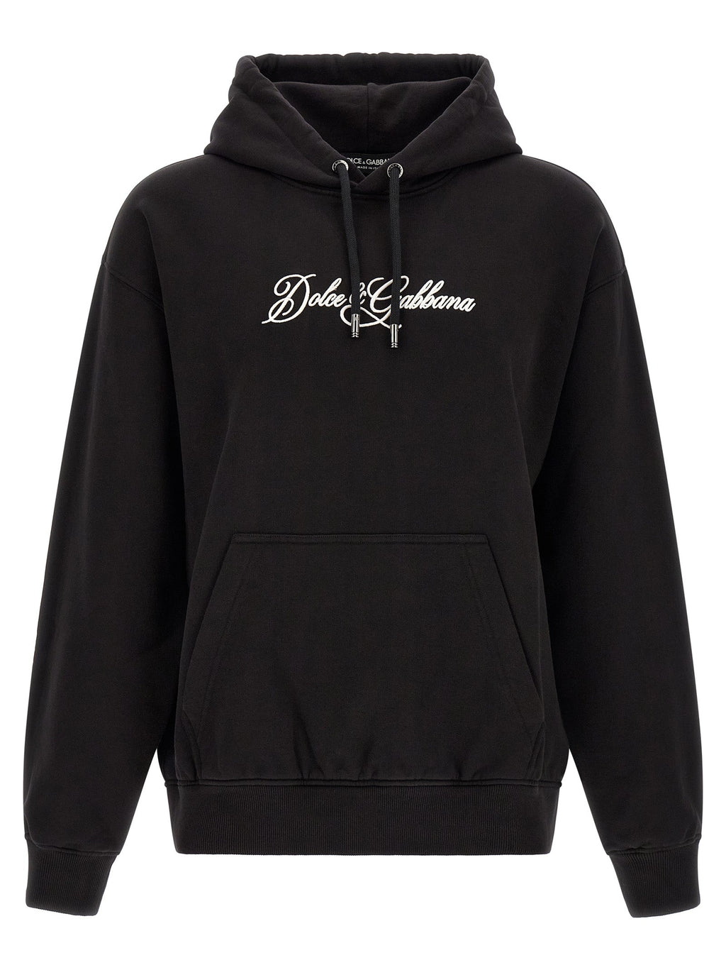 Dolce & Gabbana Black Cotton Sweatshirt