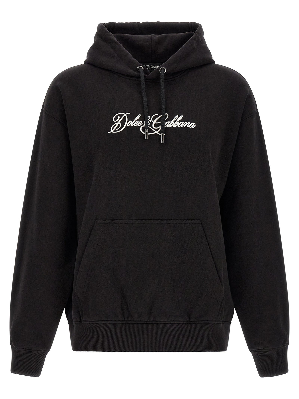 Dolce & Gabbana Black Cotton Sweatshirt