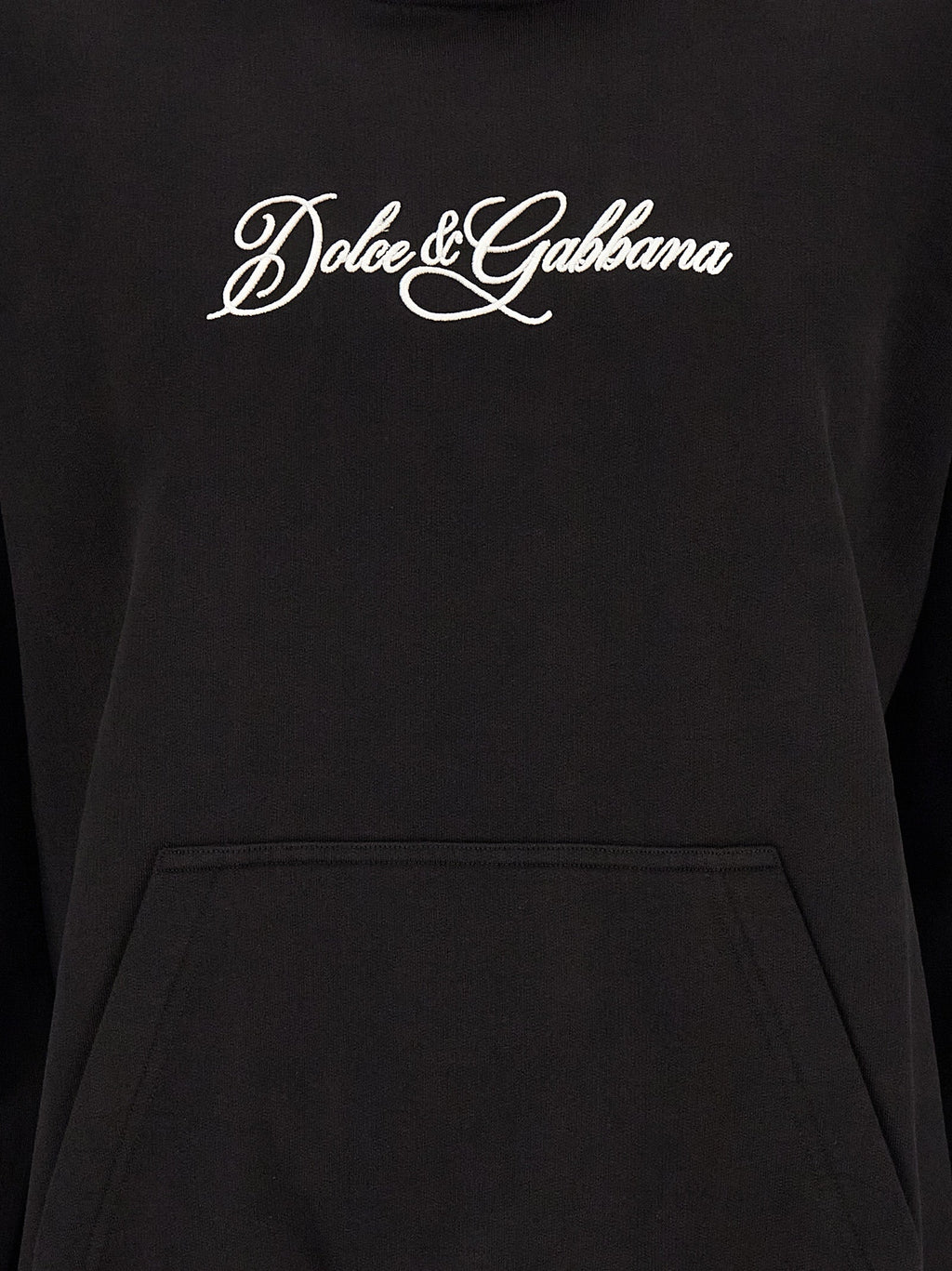 Dolce & Gabbana Black Cotton Sweatshirt