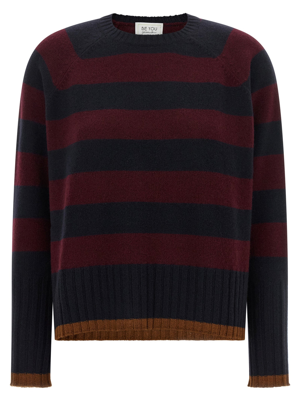 BE YOU Bordeaux Cashmere Cardigan