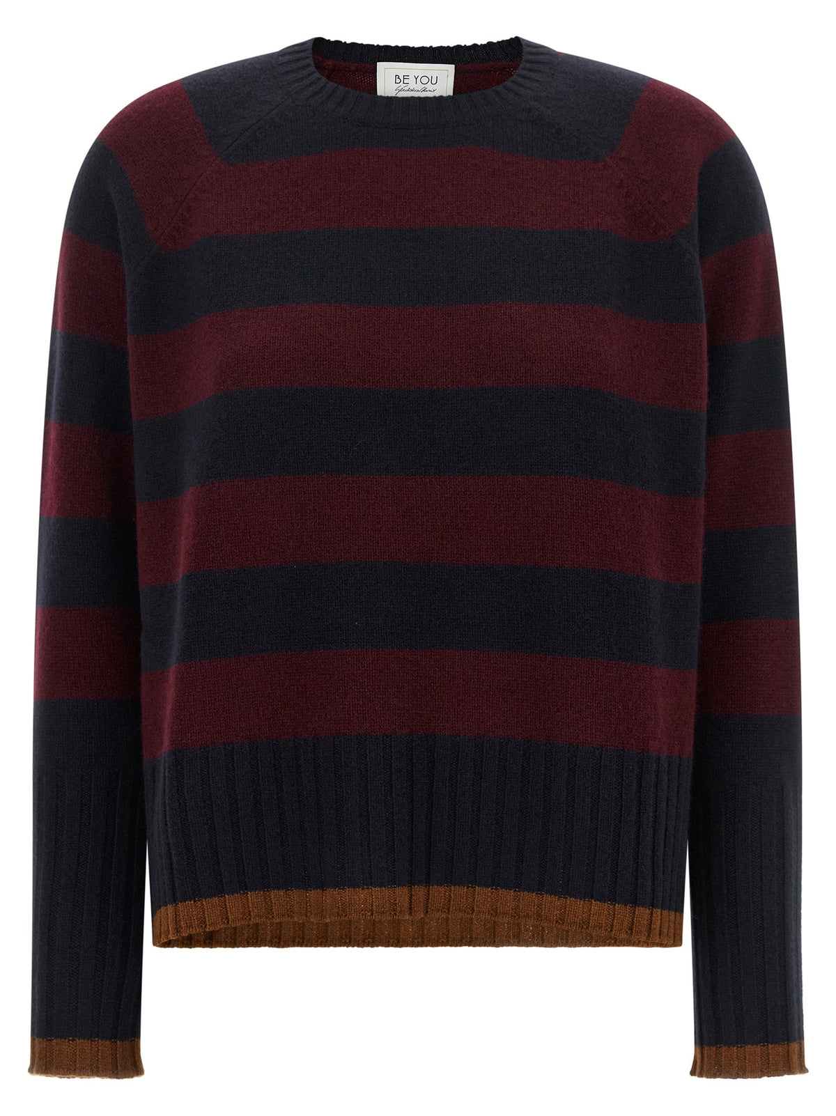 BE YOU Bordeaux Cashmere Cardigan